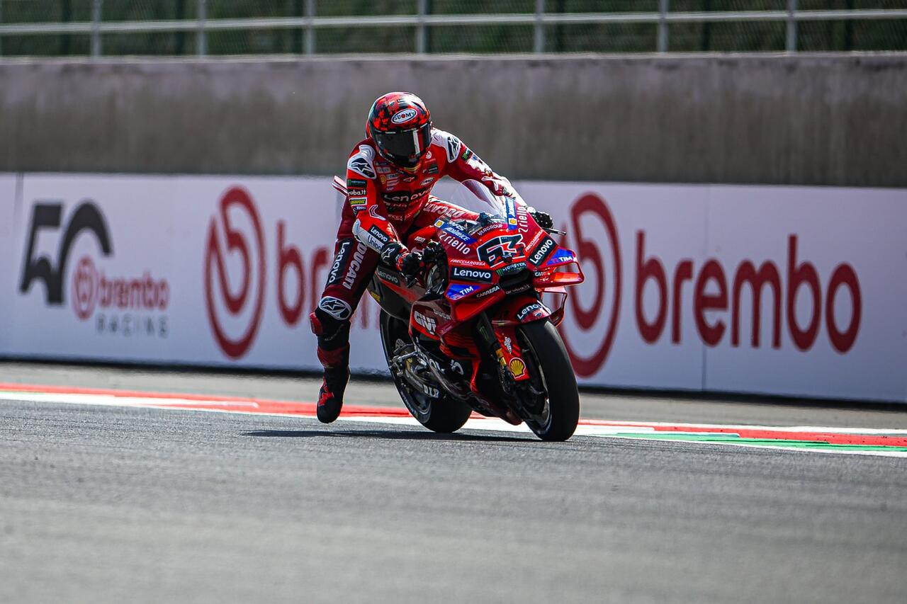 bagnaia in pista nel 2025