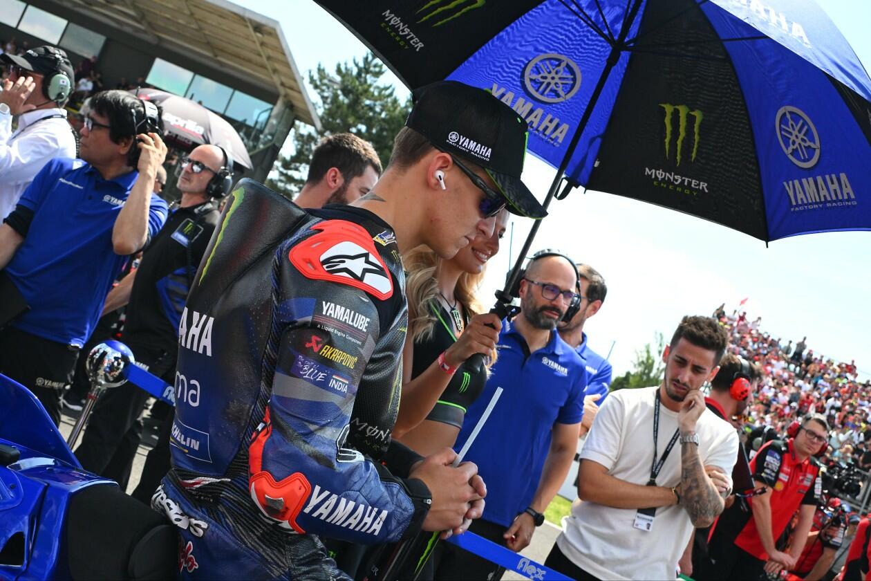Fabio Quartararo nel pre gara di Brno