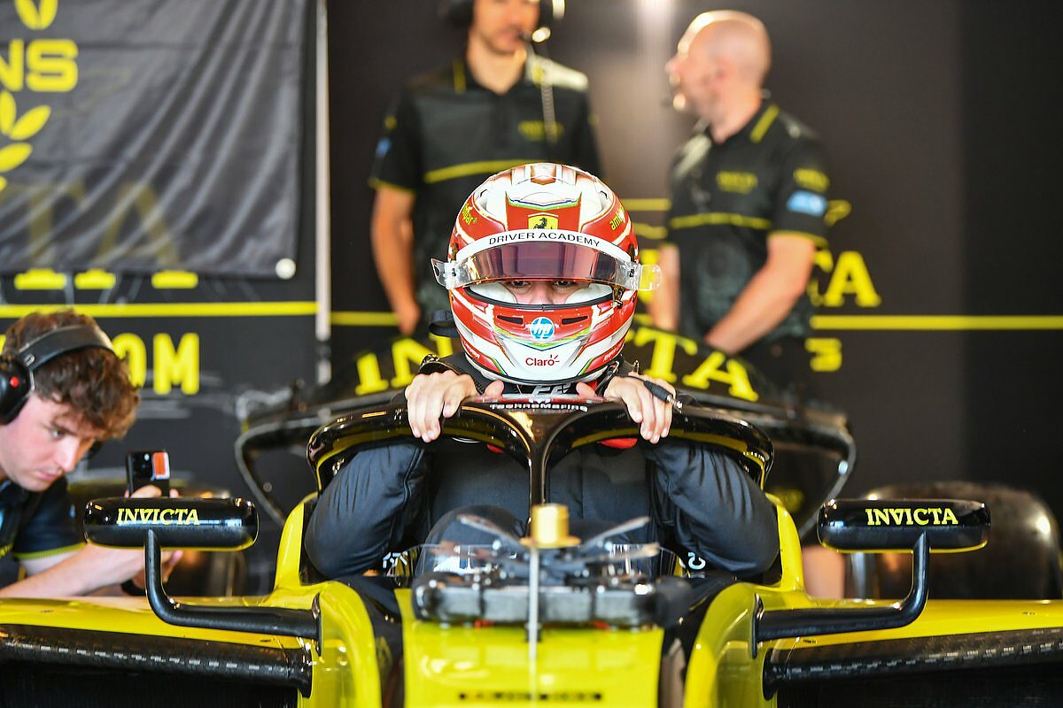 Rafael Camara nei test post-stagionali F2 2025