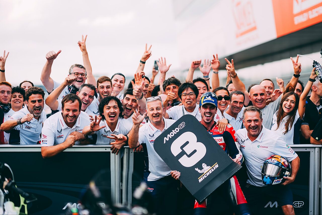 Joan Mir Podio Honda GP Giappone MotoGP 2025