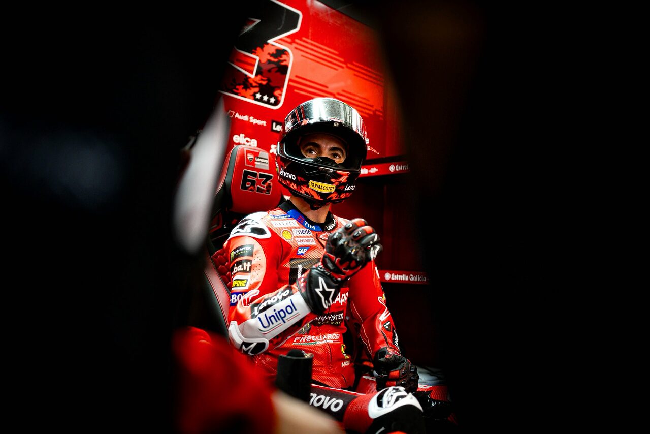 Bagnaia Ducati Garage MotoGP 2025