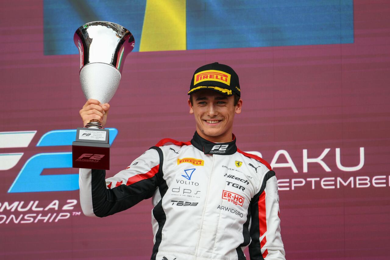 Dino Beganovic Winner Baku FIA Formula 2 2025