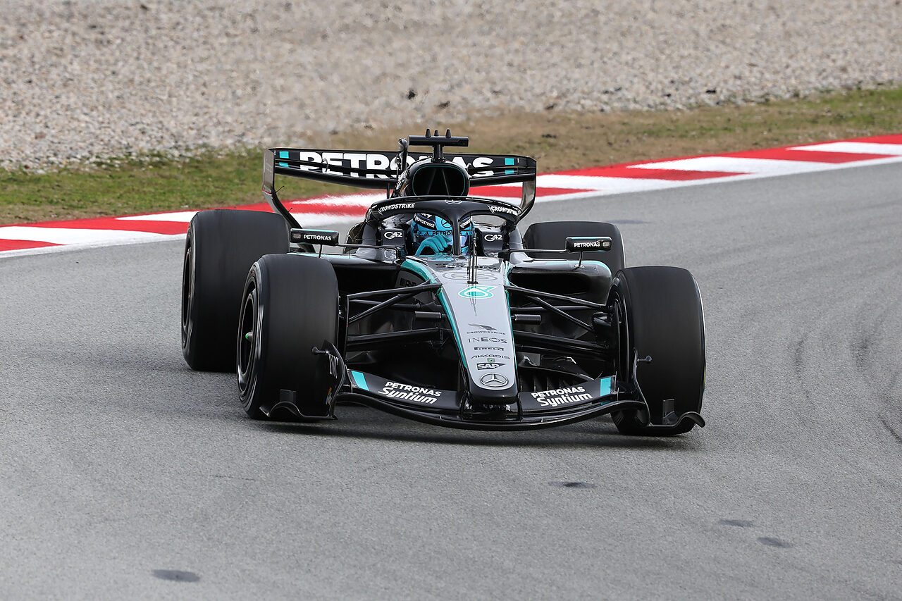 Credits: Mercedes AMG F1 Media, Barcelona Test, Steve Etherington
