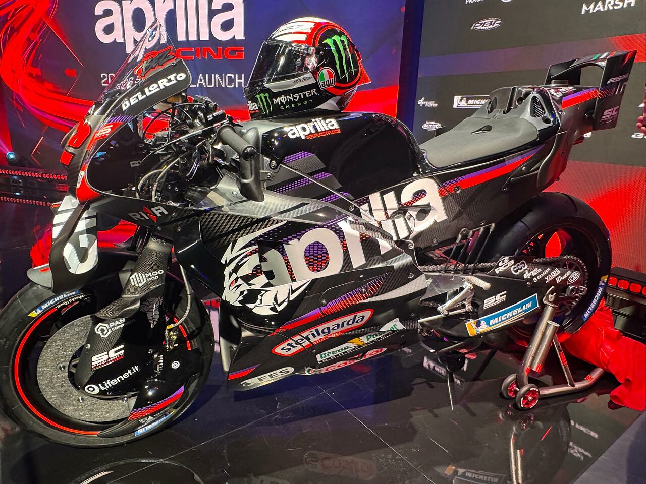 L'Aprilia RS-GP26 per Bezzecchi e Martin