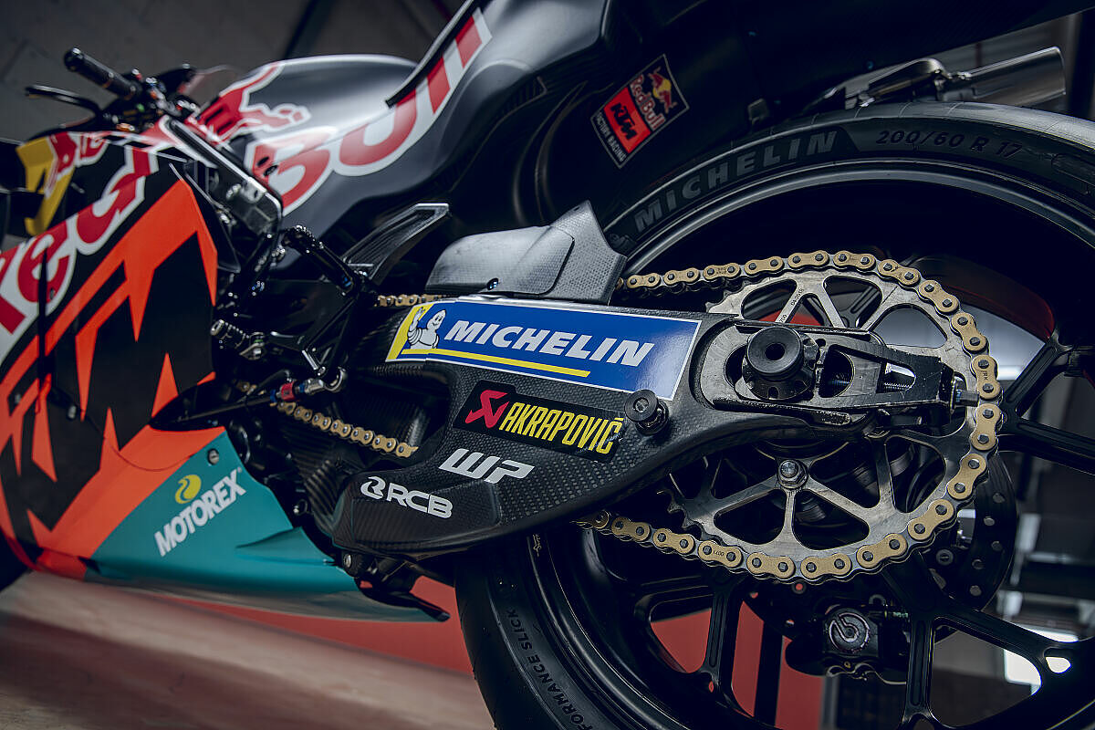 Un dettaglio della KTM RC16