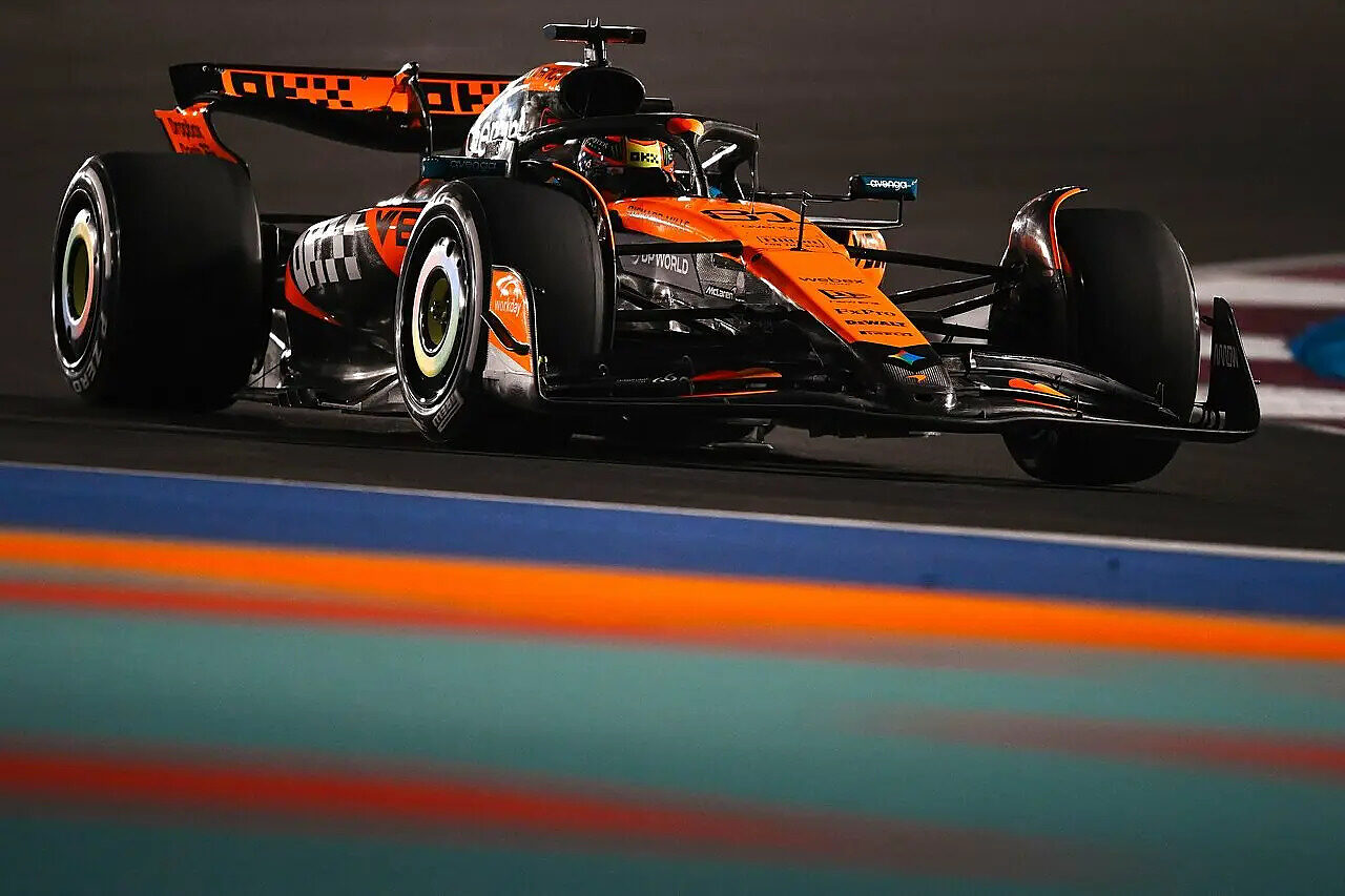 monoposto McLaren di Oscar Piastri Qatar F1