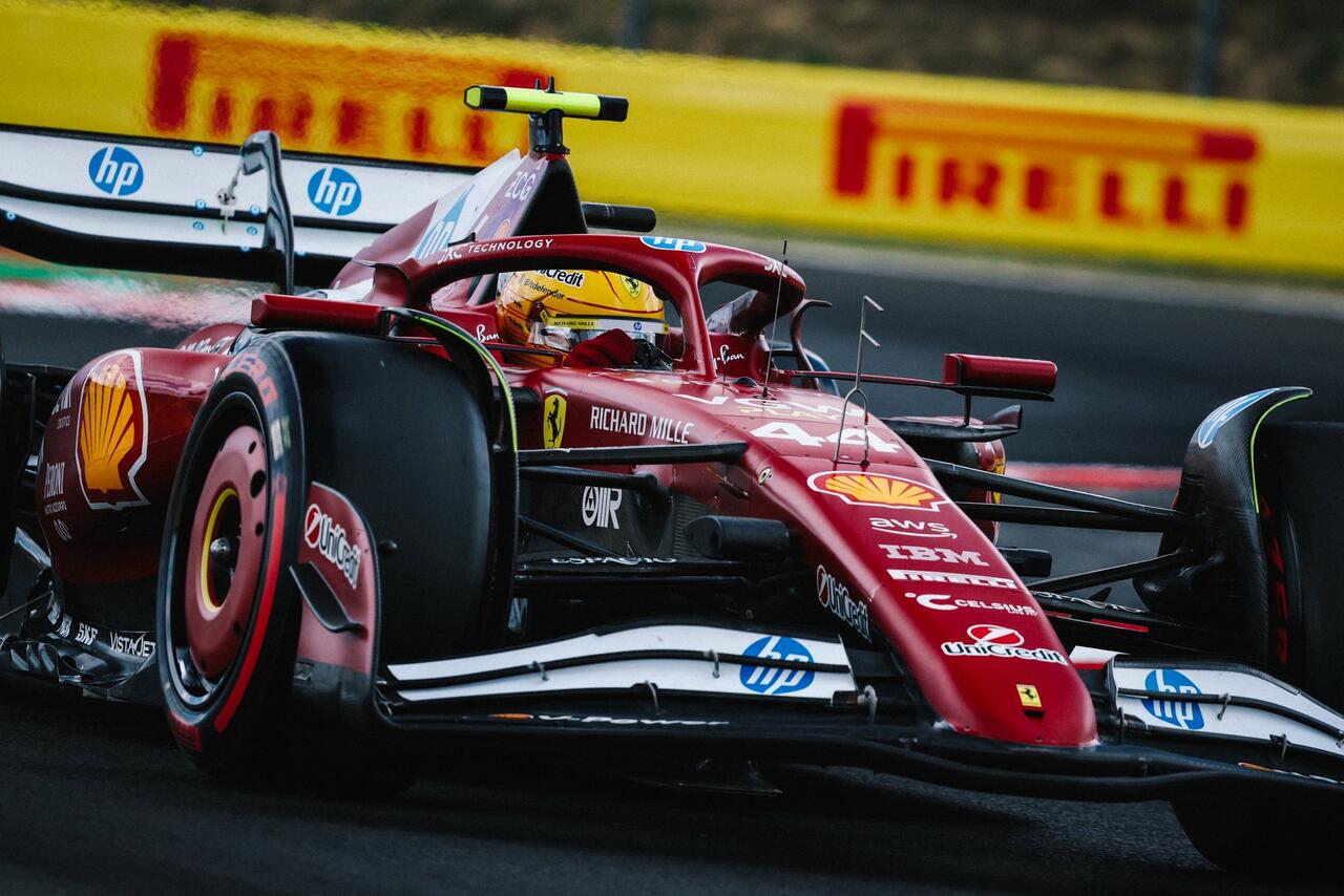 Hamilton Ferrari Qualifica GP Ungheria F1 2025