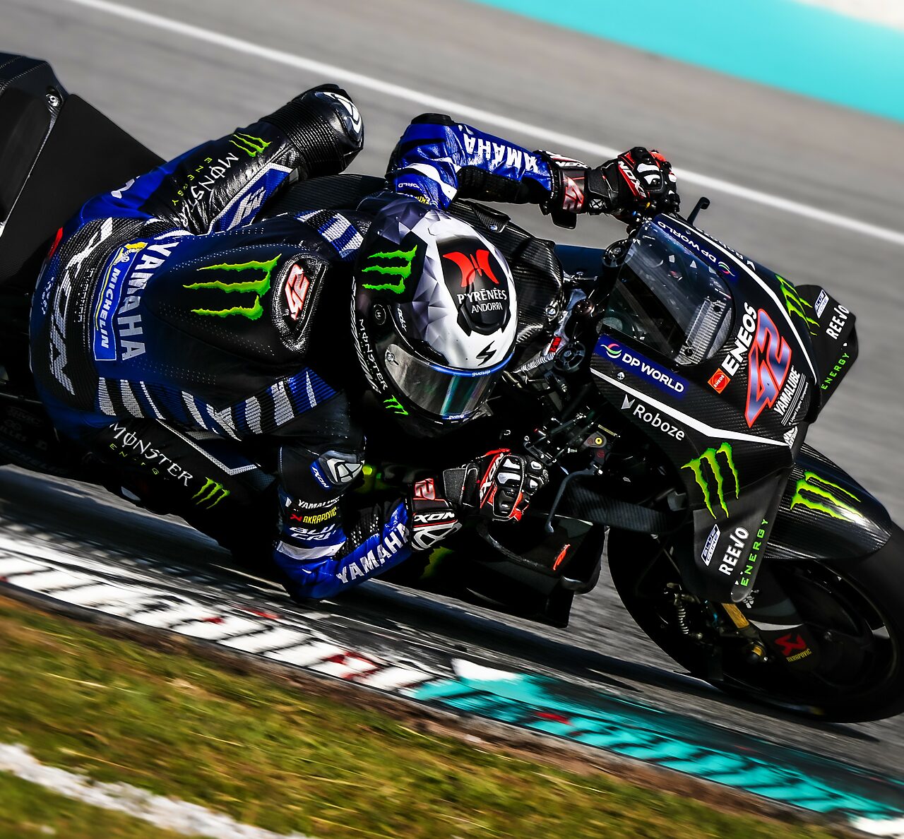 Alex Rins in pista per il Day 3 a Sepang