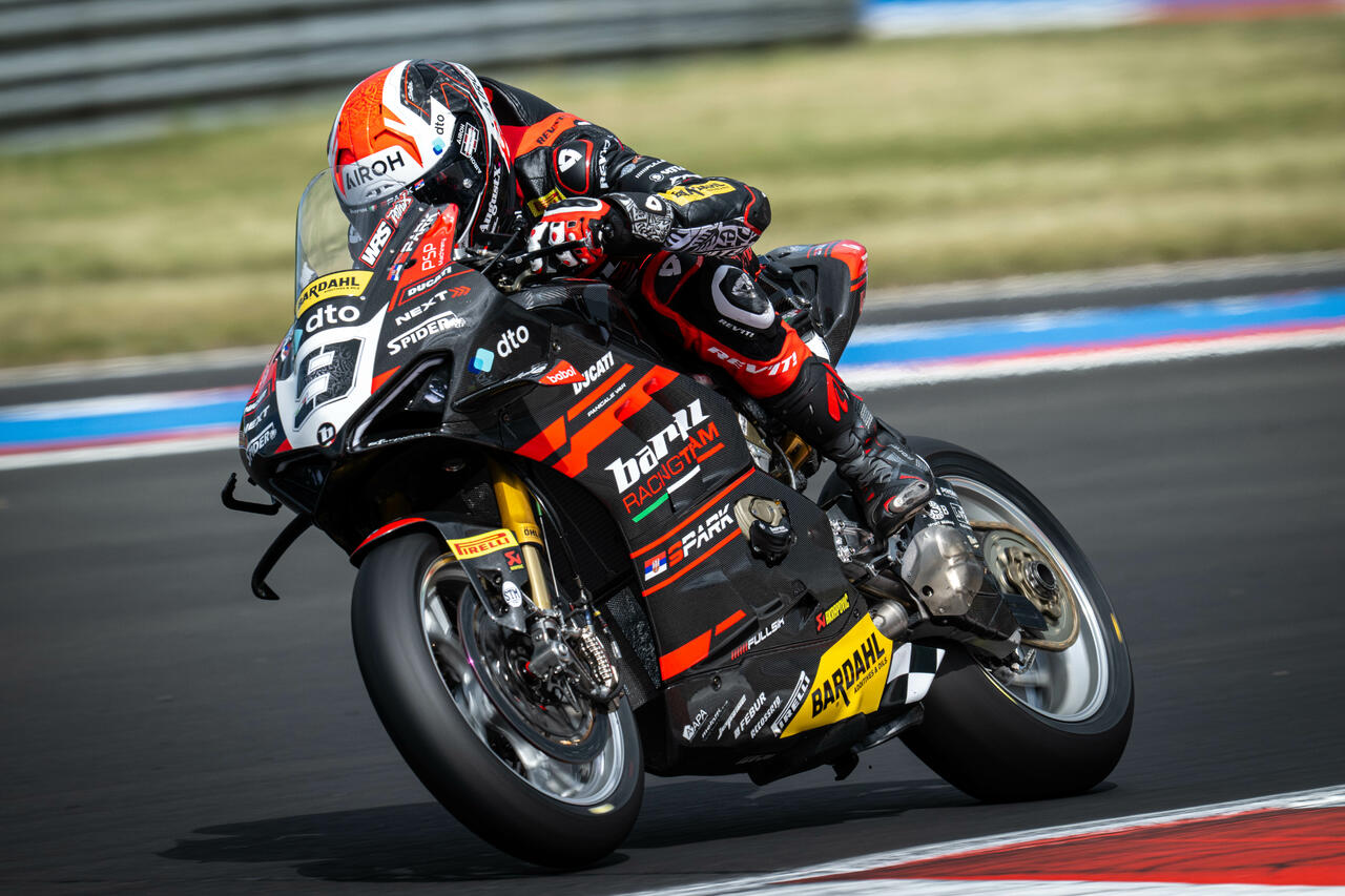 danilo petrucci in pista a most 2025
