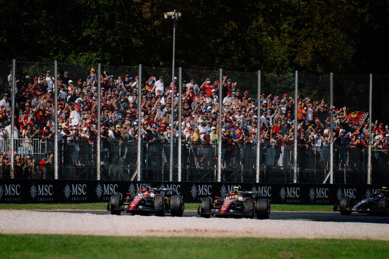 Leclerc Hamilton Ferrari F1 GP Italia 2025