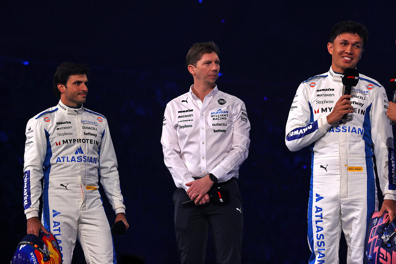 Sainz Vowles Albon Williams F1 75 Launch