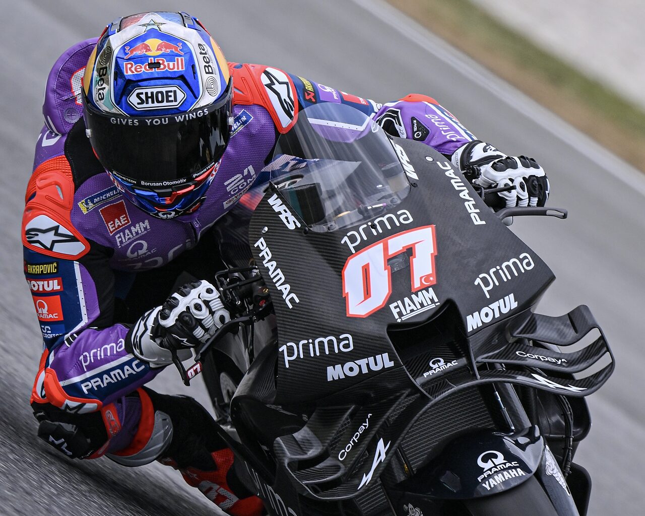 Toprak Razgatlioglu in azione agli Shakedown test in Malesia