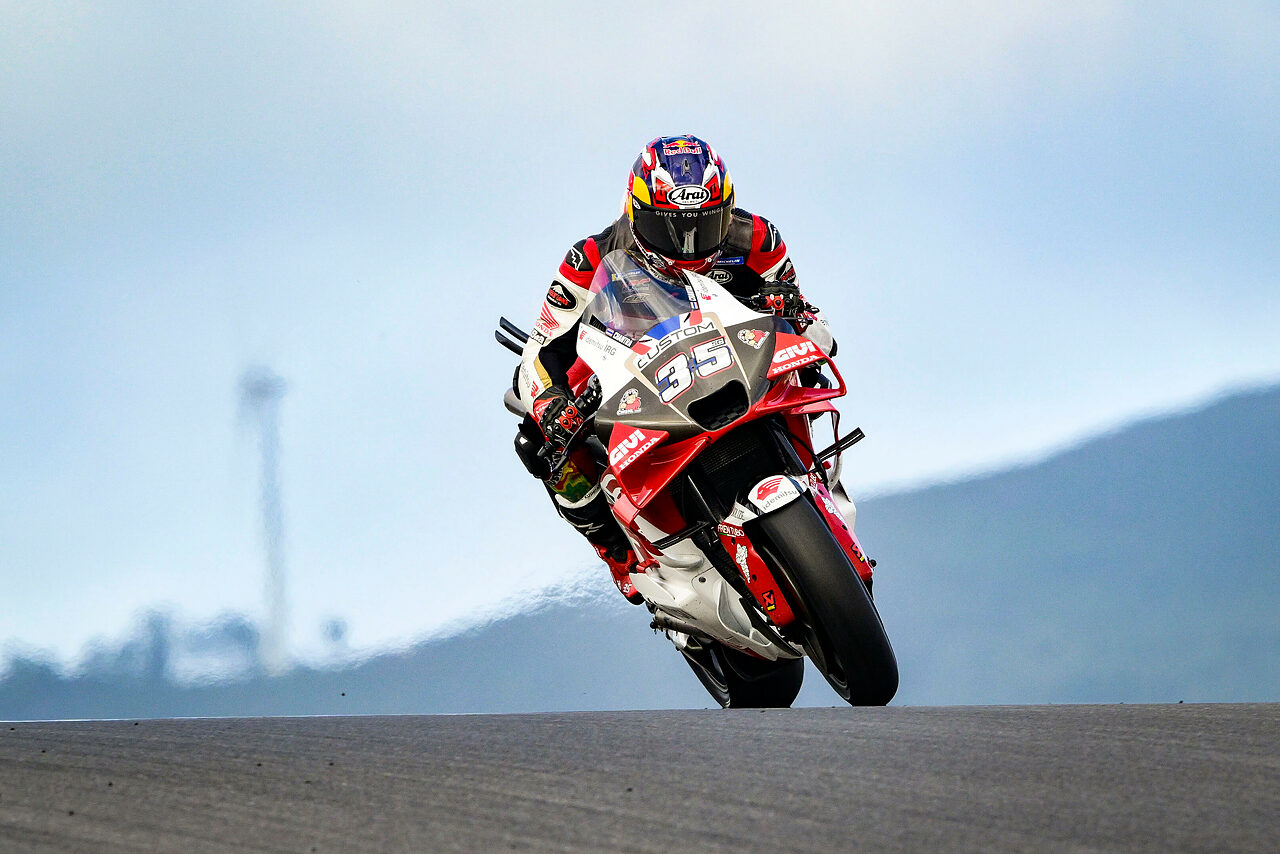 Somkiat Chantra (LCR Honda) impegnato a Portimão