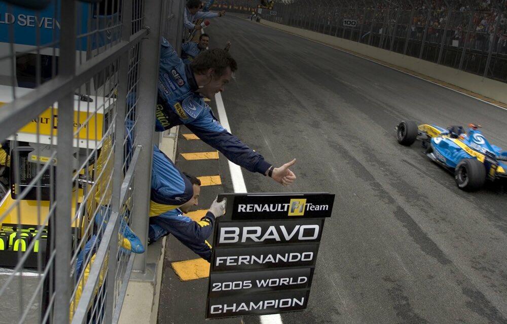Fernando Alonso Renault GP Brasile 2005