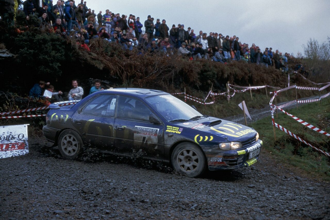 Colin McRae Subaru Fango Rally Galles WRC 1995