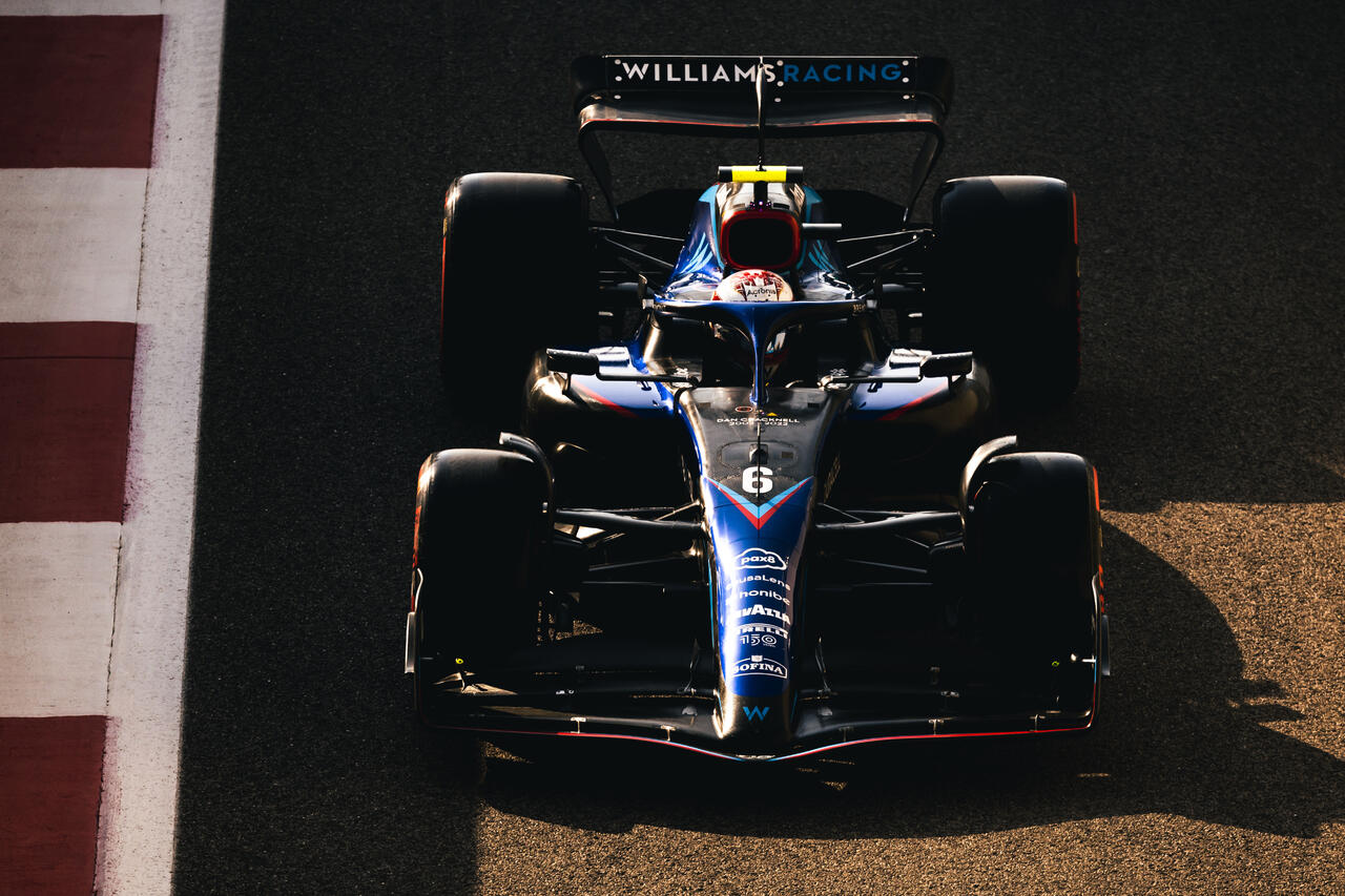 Nicholas Latifi Williams Pit Lane GP Abu Dhabi F1 2022