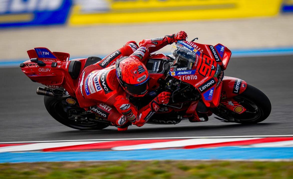 marc marquez in pista a balaton park 2025
