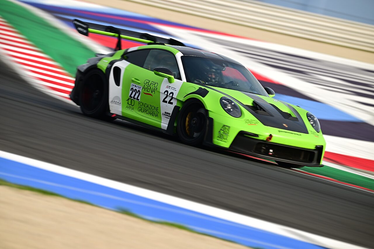 Giovanni Arena in azione a Misano