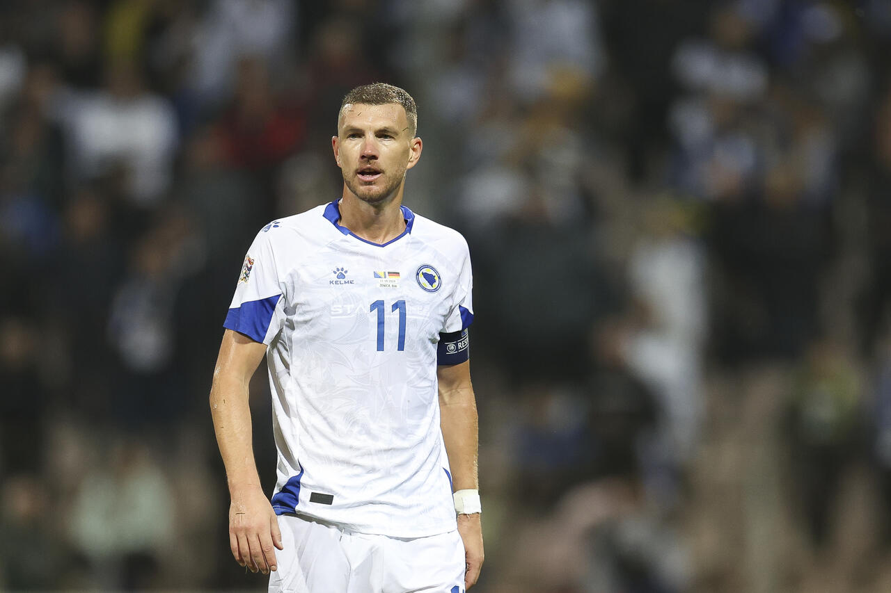 Edin Dzeko (Photo by Maja Hitij/Getty Images Via OneFootball)