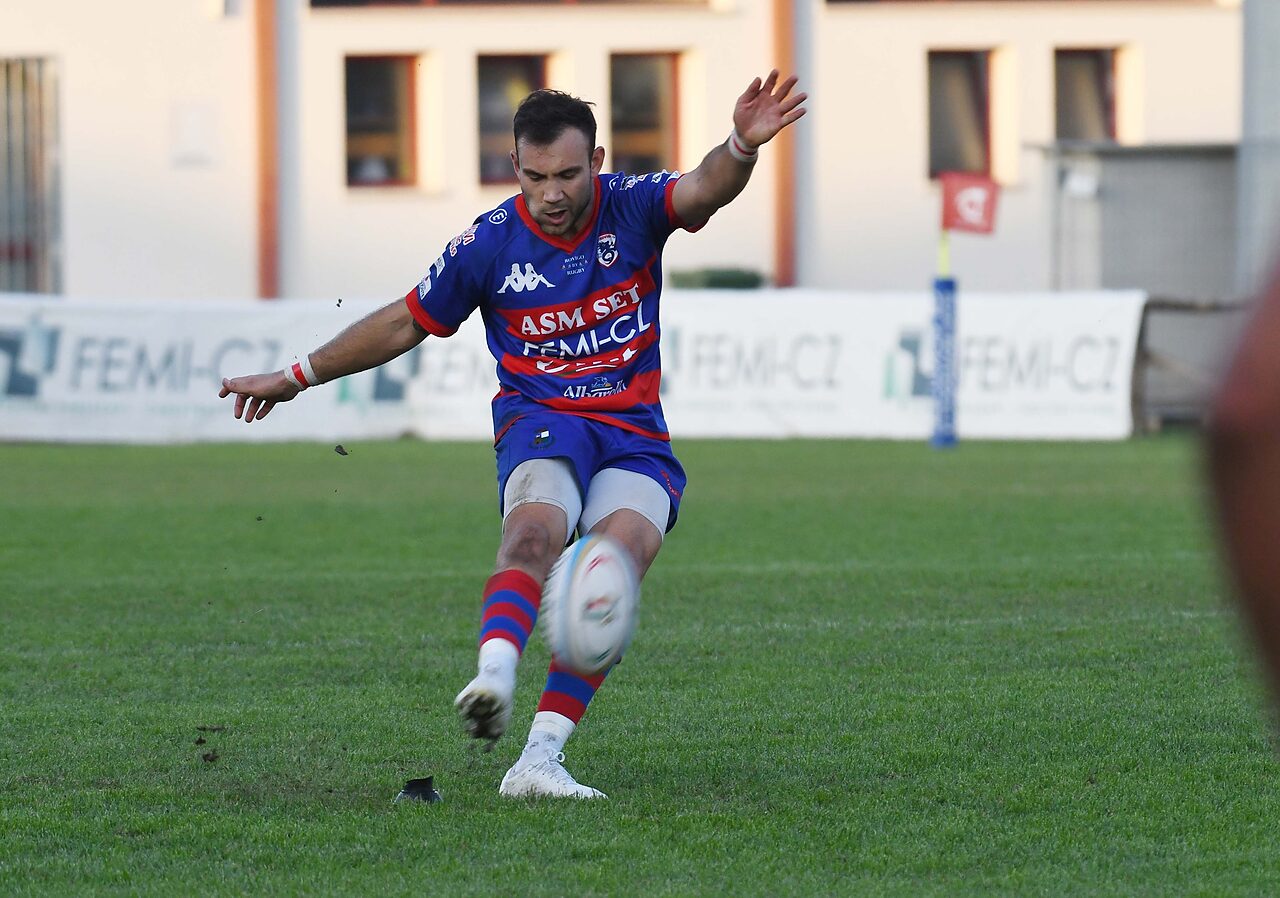 Menniti Ippolito con la maglia del Rovigo