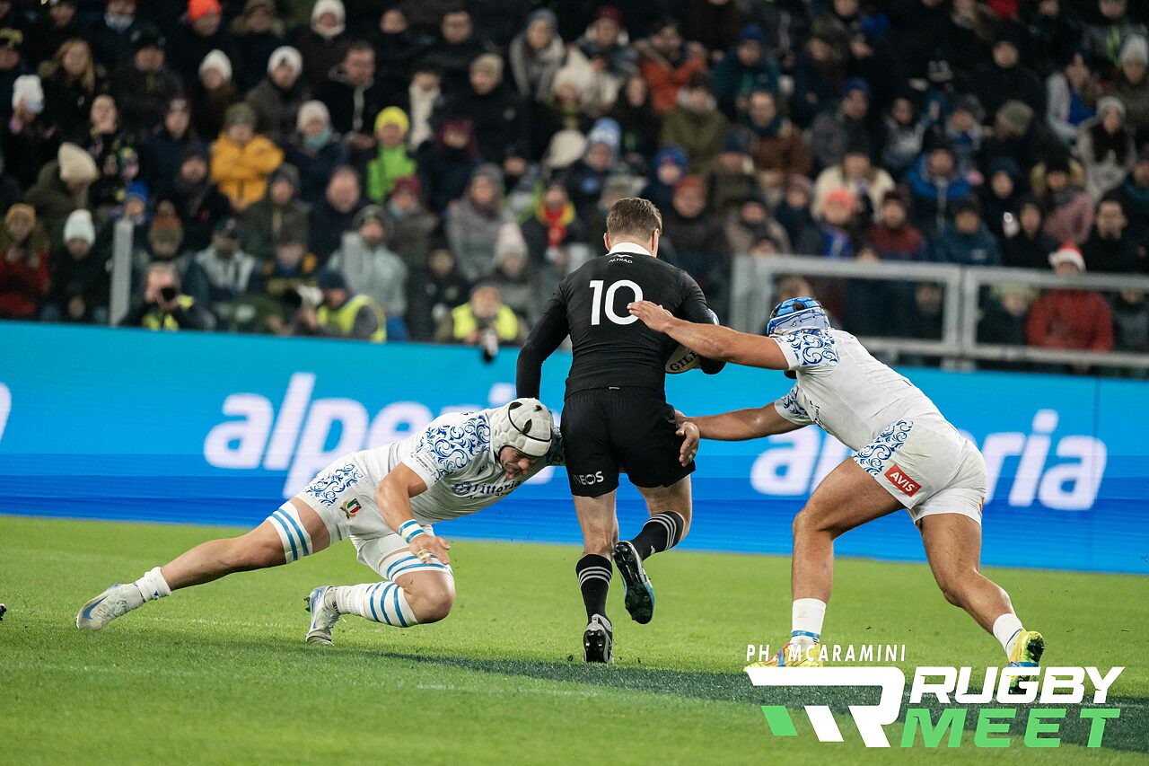 Un azione di Italia - Nuova Zelanda