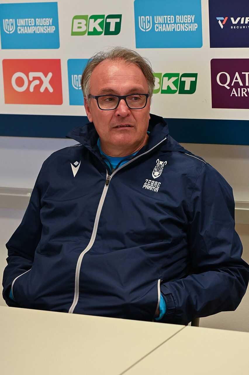 Massimo Brunello capo allenatore Zebre Parma