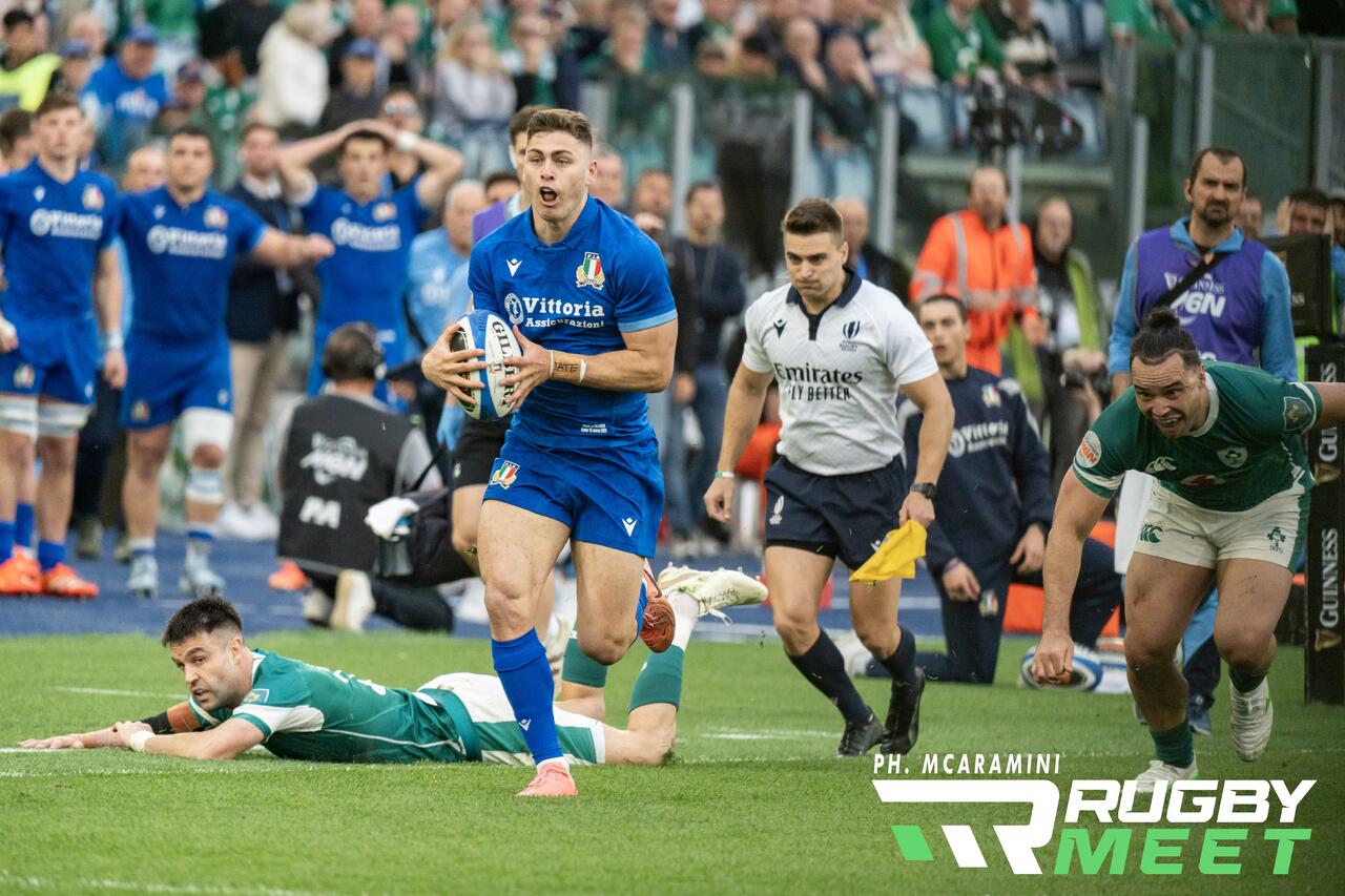 Leonardo Marin lo scorso anno in Italia - Irlanda