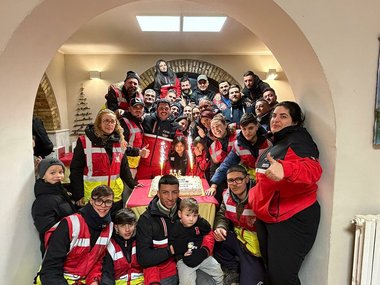 I protagonisti della giornata in relax