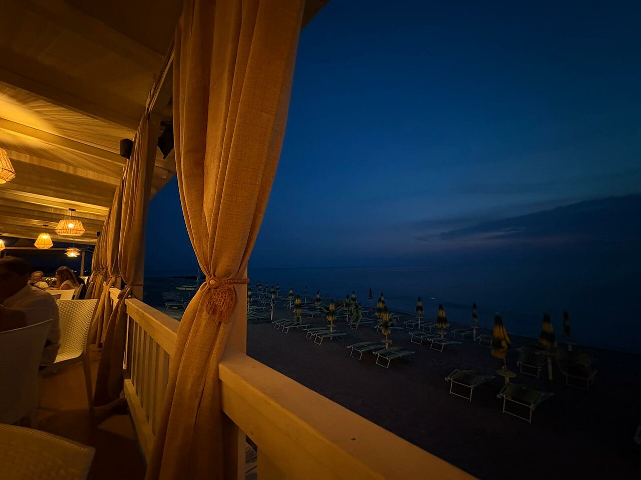 La bellissima terrazza del Primo Re