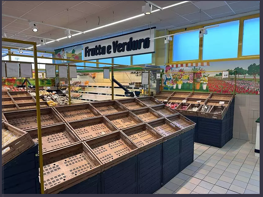 Banconi vuoi nei supermercati