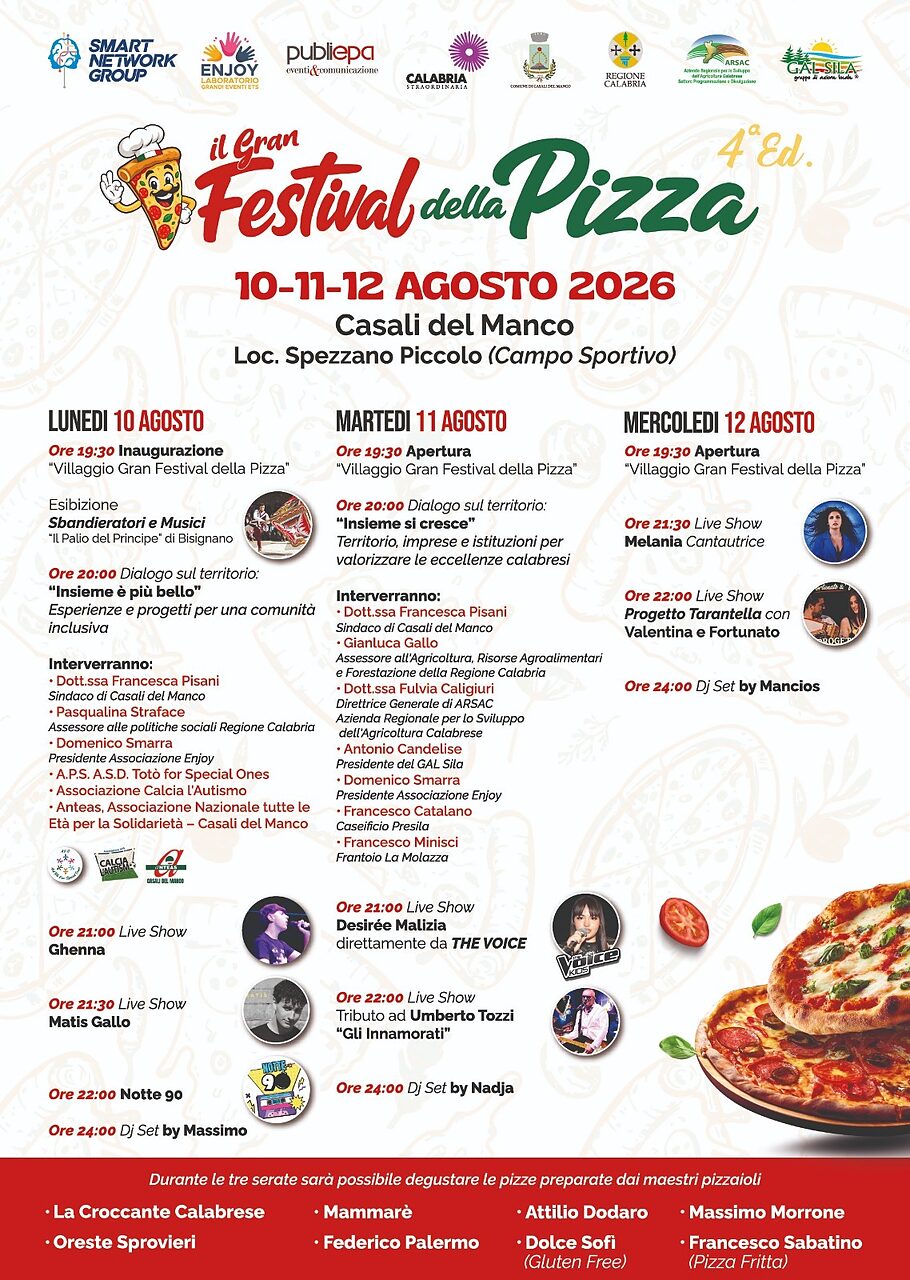 Il programma del festival