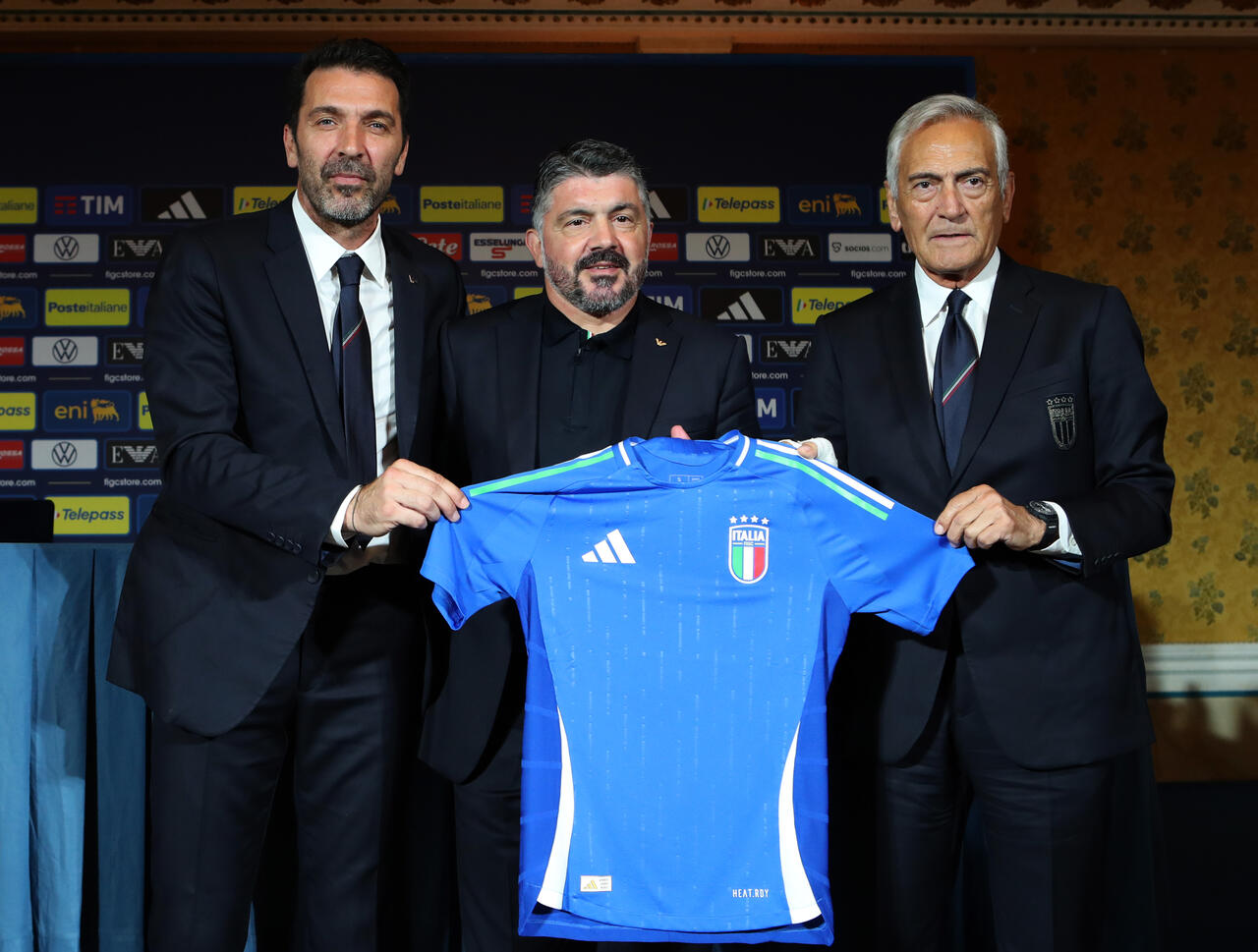 Buffon, Gattuso e Gravina