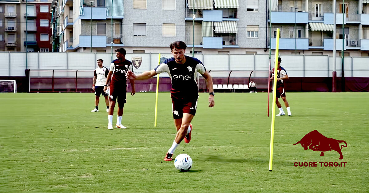 Nathan Patterson, allenamento al Filadelfia, Torino