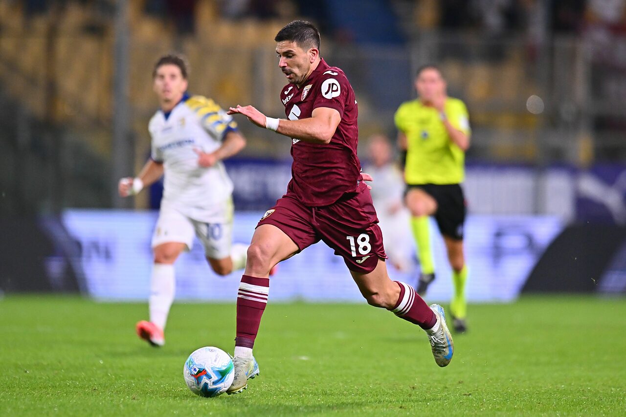 Giovanni Simeone in Parma Torino