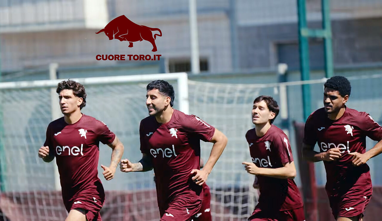 Allenamento difensori Torino FC al Filadelfia