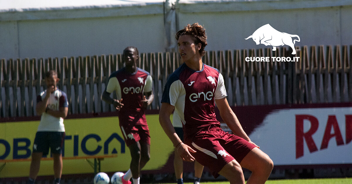 Cesare Casadei, allenamento a Pinzolo