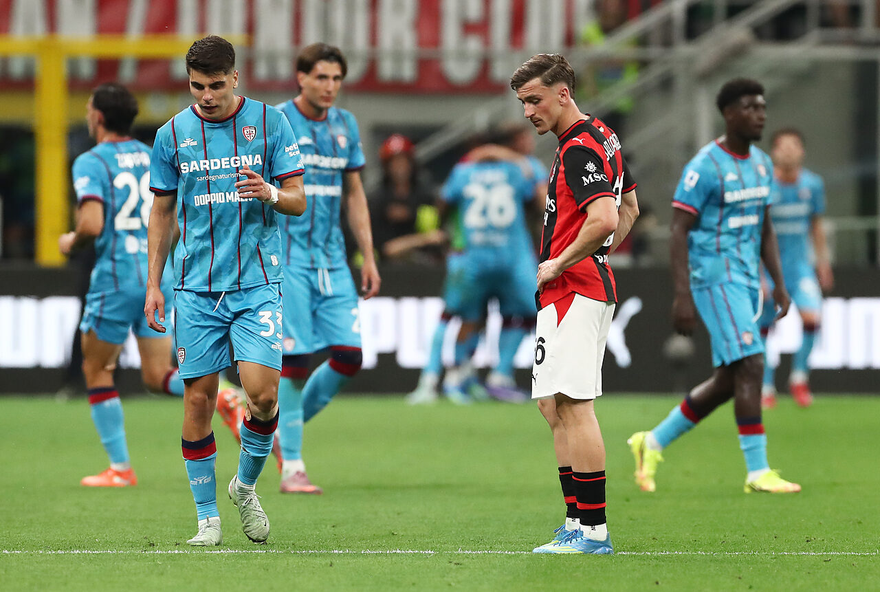 Milan sconfitto in casa dal Cagliari