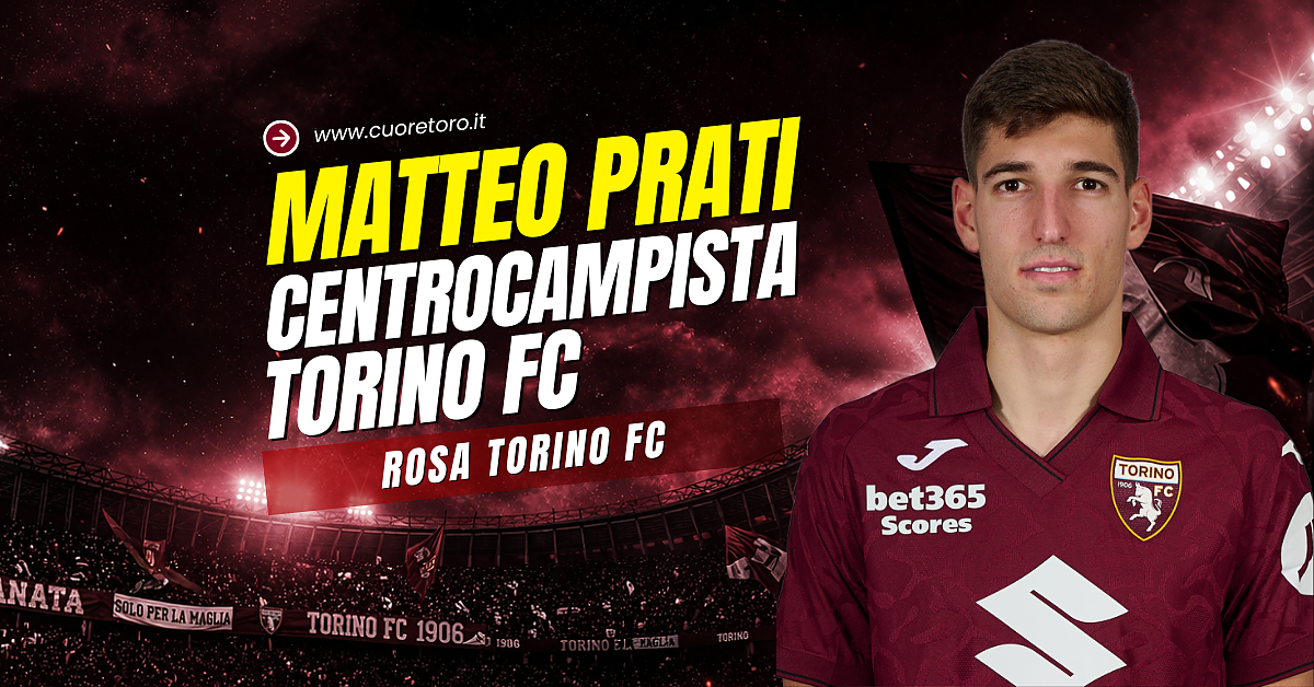 Matteo Prati, centrocampista del Torino Fc