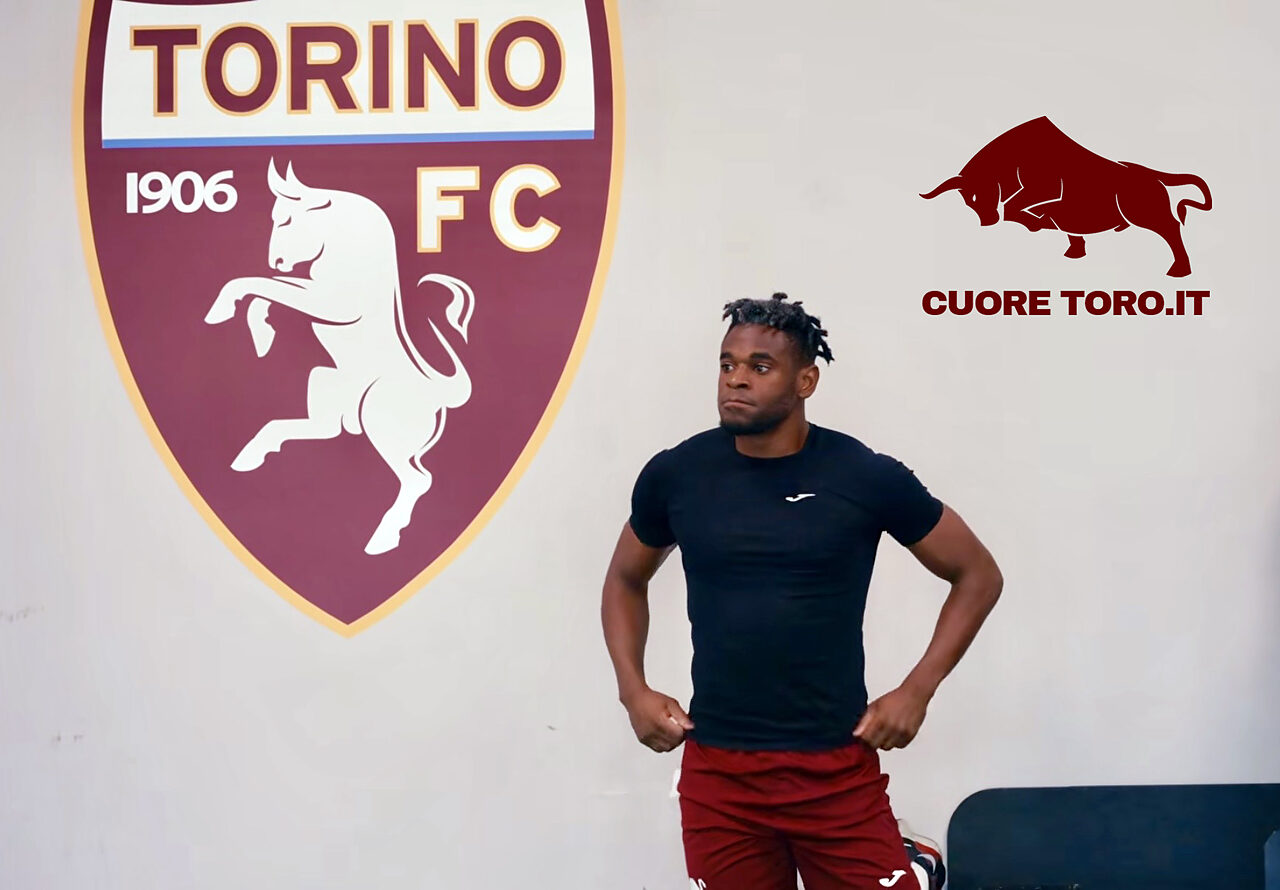 Duvan Zapata, allenamento al Filadelfia - Torino