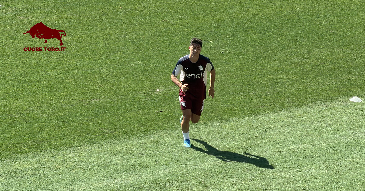 Emirhan Ilkhan, allenamento al Filadelfia