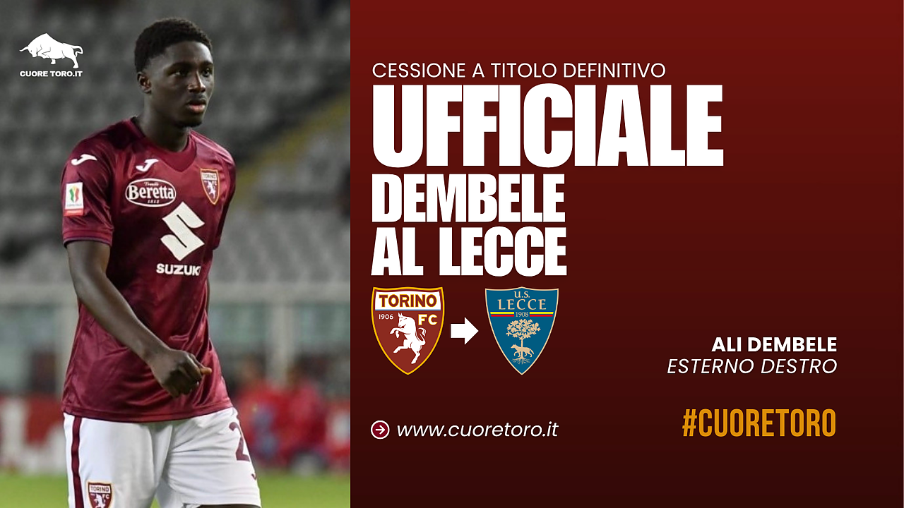 Ufficiale Dembele al Lecce