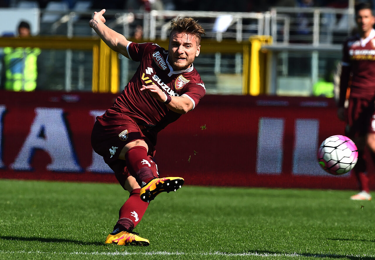Ciro Immobile al Grande Torino con la maglia granata