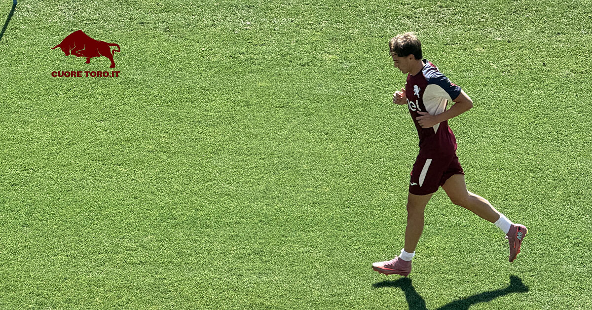 Gaetano Oristanio, allenamento al Filadelfia