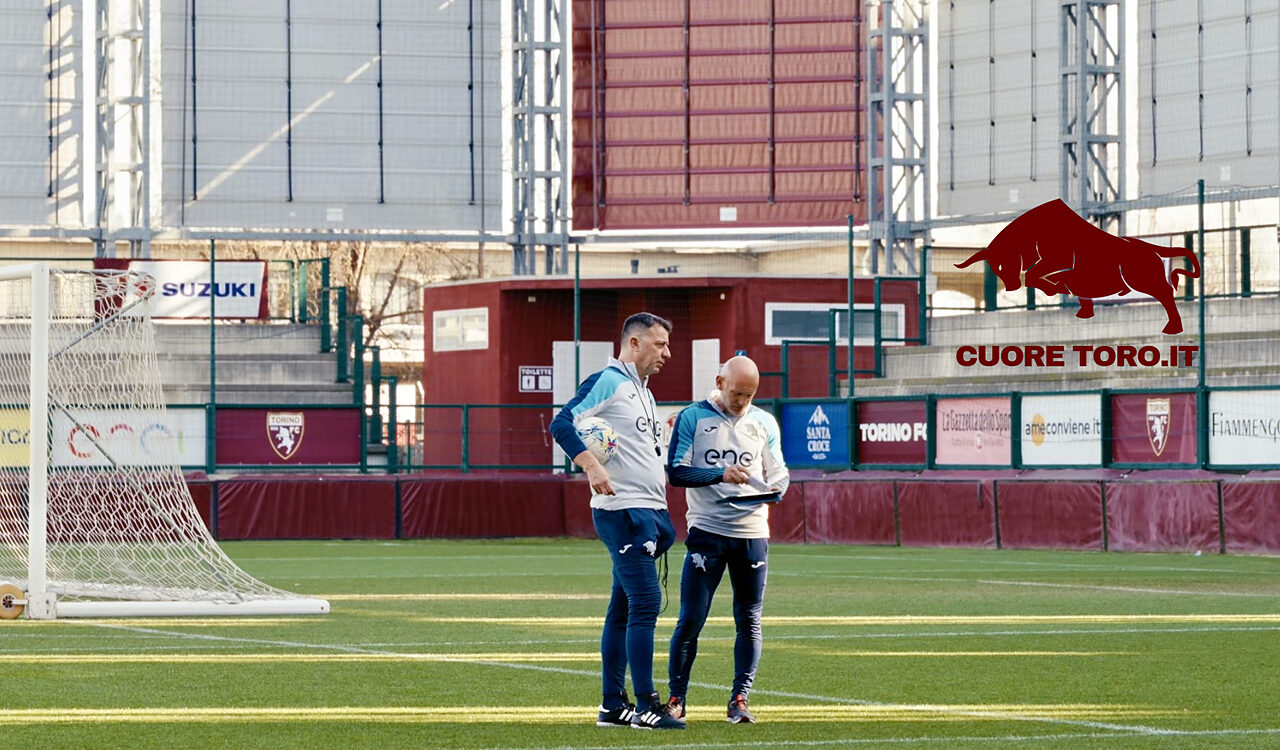 Roberto D'Aversa, allenamento al Filadelfia, Torino