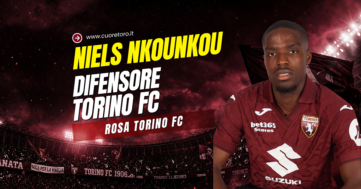 Niels Nkounkou, difensore del Torino Fc