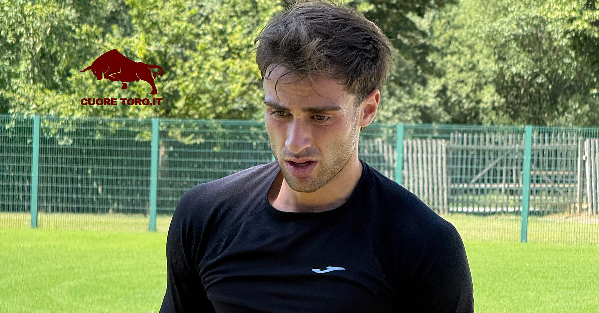 Gaetano Oristanio nel ritiro estivo di Pinzolo