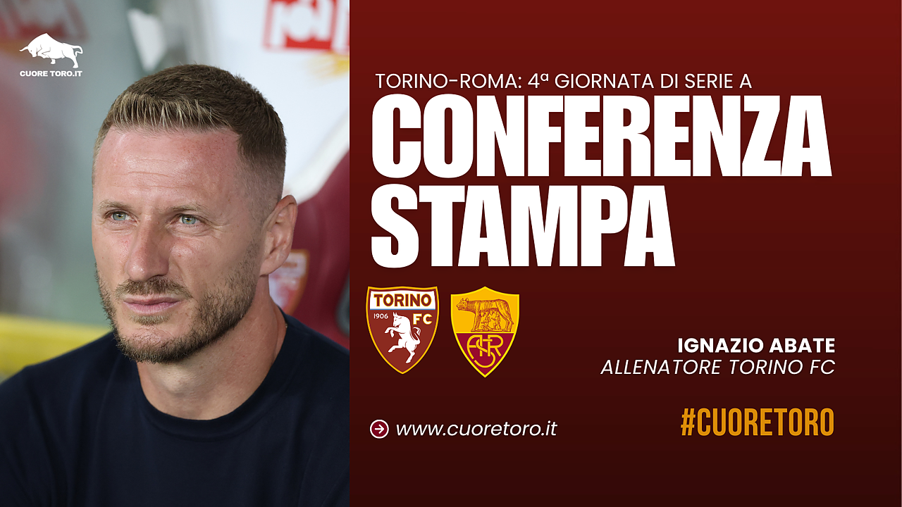 Torino-Roma, Abate: “Coco è recuperato. Adams si è fermato, Simeone è in dubbio”
