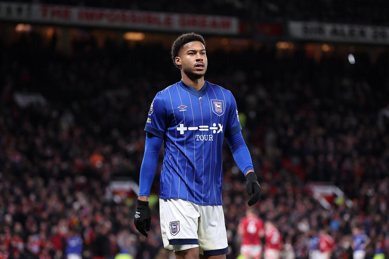 Jens Cajuste con la maglia dell'Ipswich Town