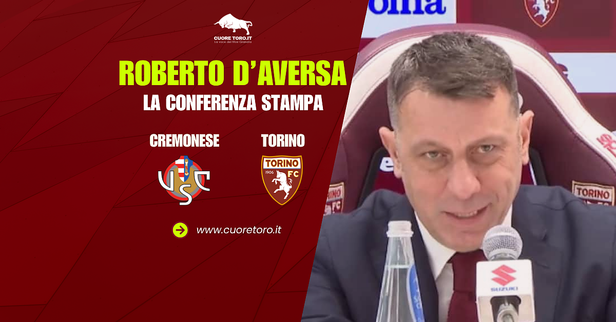 Cremonese Torino, Roberto D'Aversa in conferenza stampa