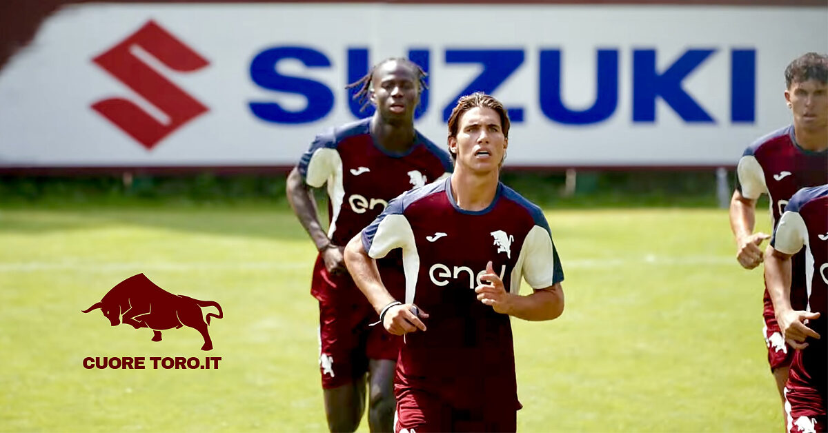 Cesare Casadei, allenamento al Pinzolo